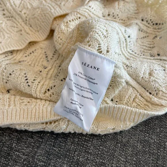 Sezane NWOT Milane top Cream - Picture 11 of 12